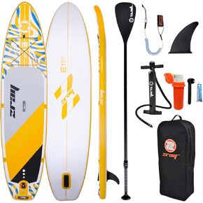 Outraveler Inflatable Stand Up Paddle Board with Premium SUP Paddle Board Accessories, Non-Slip Comfort Deck for Adults&Youth