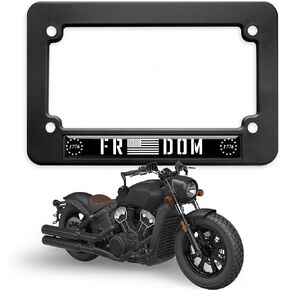 Motorcycle License Plate Frame (Freedom 1776)