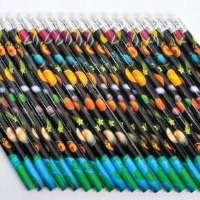 Rhode Island Novelty 7.5" Space Design Pencil