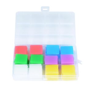 Ninonly 96 Pcs Diamond Painting Glue Clay Wax, DIY 5D Diamond Art Accessories Tools Supplies Set with Storage Box, 6 Colors