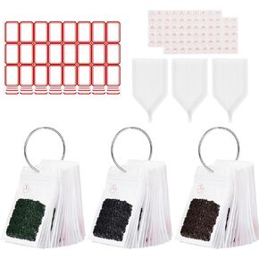 benote Diamond Art Painting Storage Containers Large Bead Storage 100pcs Bags, Loose Leaf Binder Rings, Diamond Tray, Diamond Paint Accessories Tools for Art Craft