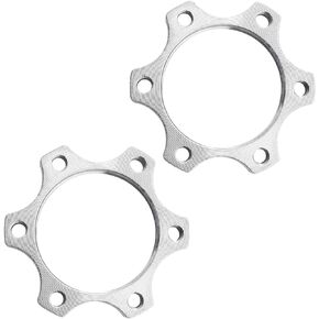 JJHXSM 2pcs Bike Freewheel Threaded Hubs Disk 44mm Brake Rotor 6 Bolt Flange Adapter with 12 Screws