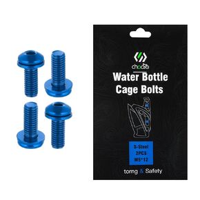 CNC Water Bottle Cage Bolts，Bike Bottle Cage Bolts，Blue