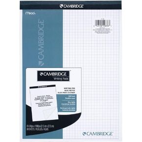 Mead MEA59878 Cambridge Stiff-Back Quad Planning Pad
