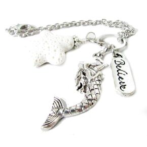 Rear View Mirror Charm - Aromatherapy Car Charm - Mermaid Car Diffuser - Beach Gifts for Women