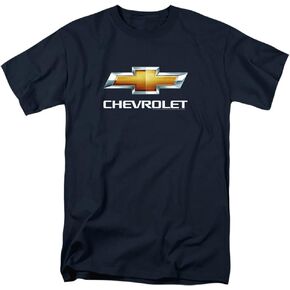 Popfunk Classic Chevrolet Chevy Bowtie Stacked Unisex Adult T Shirt