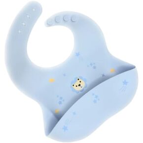 E-Booming Rock adjustable waterproof silicone baby bibs