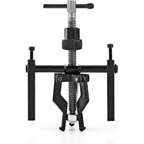 Qiilu 3-Jaw Gear Puller, Manual Internal Puller 3 Jaw Bearing Puller Bushing Gear Extractor Wheel Bearing Puller Automotive Machine Tool Kit for Car SUV 200mm Long