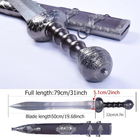 ziqing Roman Sword Made of 31-inch Metal in Saudi Arabia