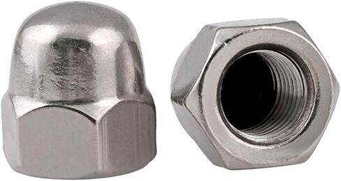 FullerKreg M10-1.5 DIN 1587 A2 صامولة بلوط من الفولاذ المقاوم للصدأ 10 قطع in Saudi Arabia