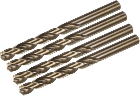 uxcell 4pcs 10.4mm Drilling Dia Straight Shank High-Speed Steel Cobalt Metric Twist Drill Bit Rotary Tool in Saudi Arabia