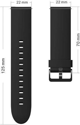 متوافق مع Garmin Venu 3 Bands، Lamshaw 22 مم استبدال السيليكون سريع الفك مع إبزيم من الفولاذ المقاوم للصدأ متوافق مع Garmin Venu 3/Venu 2/Forerunner 255/Forerunner 255 Music/Forerunner 265/Forerunner 745/vivoactiv in Kuwait