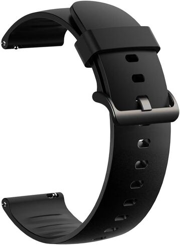 متوافق مع Garmin Venu 3 Bands، Lamshaw 22 مم استبدال السيليكون سريع الفك مع إبزيم من الفولاذ المقاوم للصدأ متوافق مع Garmin Venu 3/Venu 2/Forerunner 255/Forerunner 255 Music/Forerunner 265/Forerunner 745/vivoactiv in Kuwait