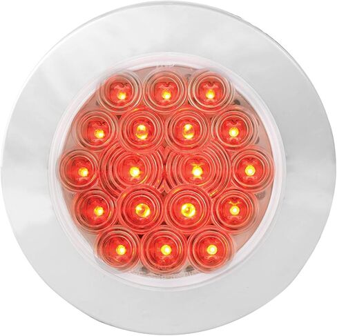 GG Grand General 75872 أحمر/أحمر 4 بوصة أسطول 18 حامل شفة LED مع إطار، 3 شقوق in Kuwait