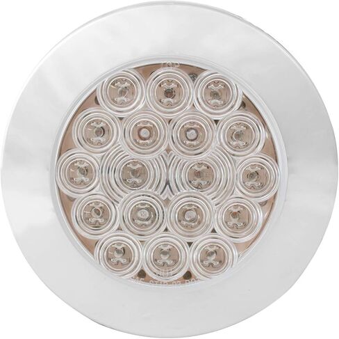 GG Grand General 75872 أحمر/أحمر 4 بوصة أسطول 18 حامل شفة LED مع إطار، 3 شقوق in Kuwait