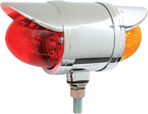GG Grand General 77937 Amber/Red w/Clear Lens LED Light Spyder Rim with Visor, 2 Func in Saudi Arabia