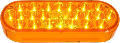 GG Grand General 77608 بيضاوي لؤلؤي أحمر/شفاف مع 24 مصباح SMD LED مختوم in Saudi Arabia