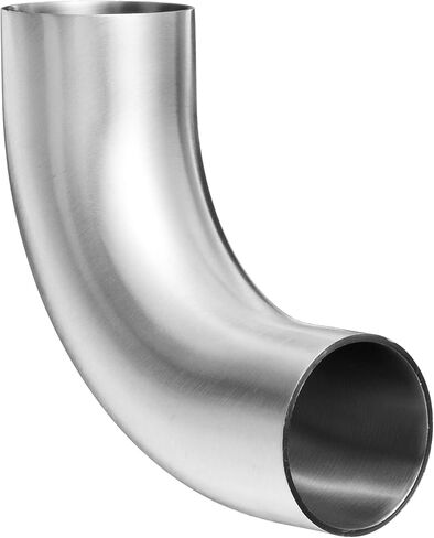 ديكسون B2S-G150P تركيبات صحية من الفولاذ المقاوم للصدأ 304، كوع لحام طويل مصقول 90 درجة مع ظل، أنبوب 1-1/2 بوصة OD in Kuwait