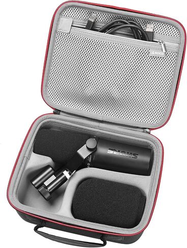 حافظة RLSOCO لميكروفون Shure SM7B الصوتي الديناميكي وميكروفون MV7 / MV7X USB Podcast (أسود) in Kuwait