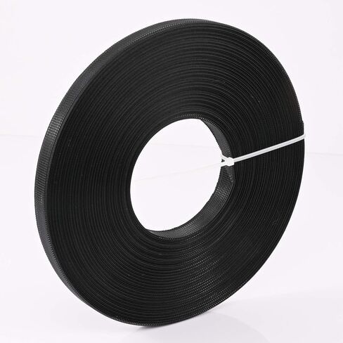 25 Yards Polyester Boning for Sewing - Sew-Through Low Density Boning for Corsets, Nursing Caps, Bridal Gowns (Black, 10mm) in Saudi Arabia