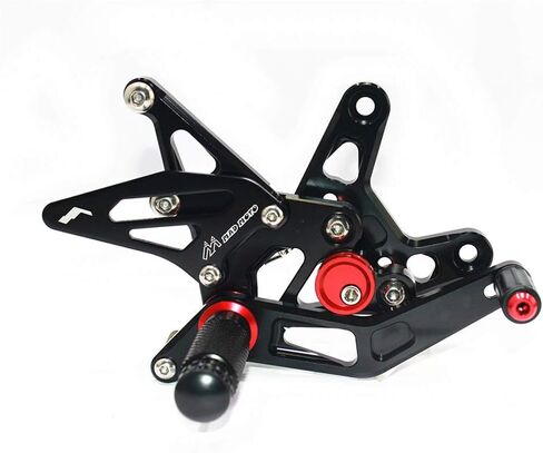مجموعات خلفية خلفية Footpegs CNC قابلة للتعديل متوافقة مع Kawasaki ZX6R 2007-2008 in Saudi Arabia