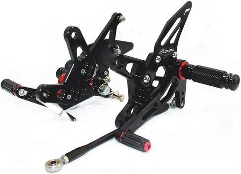 مجموعات خلفية خلفية Footpegs CNC قابلة للتعديل متوافقة مع Kawasaki ZX6R 2007-2008 in Saudi Arabia