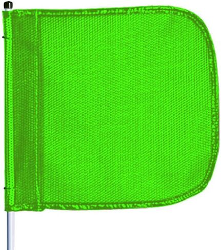 منتجات السلامة الصناعية من Checkers، علم الأمان Flagstaff FS8، قاعدة سداسية ملولبة، الطول الإجمالي 12 بوصة، العرض الإجمالي 11 بوصة، أخضر (عبوة من قطعة واحدة) in Kuwait