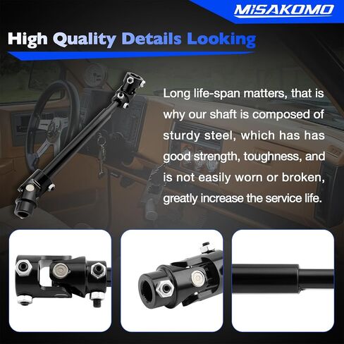 عمود التوجيه Misakomo متوافق مع شاحنات 1982-1993 GM S10 Sonoma، 1982-1988 GM G-Body، 1982-1992 F-Body Replace# 71223022HKR in Saudi Arabia