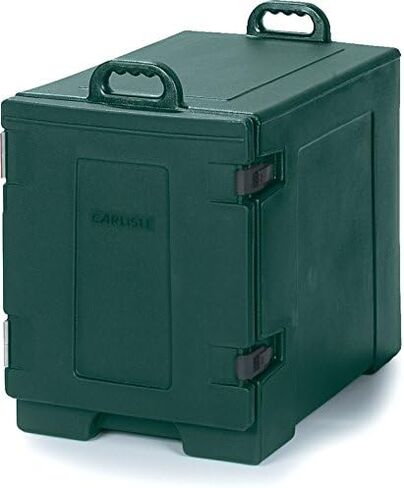 Carlisle FoodService Products Cateraide Insulated Front Loading Food Pan Carrier Double Carrier with Casters and Handles for Catering, Events, And Restaurants, Plastic, 10 Full Pans, Black in Saudi Arabia
