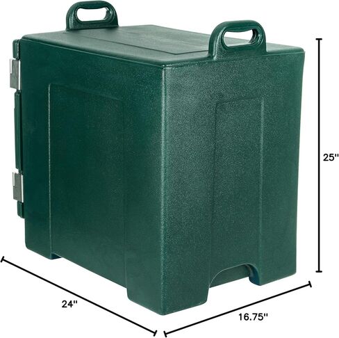 Carlisle FoodService Products Cateraide Insulated Front Loading Food Pan Carrier Double Carrier with Casters and Handles for Catering, Events, And Restaurants, Plastic, 10 Full Pans, Black in Saudi Arabia