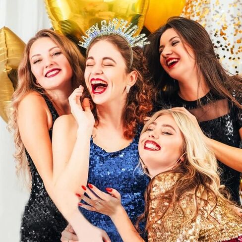 LifeDawn 5 قطع عصابة رأس لعيد الميلاد، عصابة رأس لعيد الميلاد وتاج عيد ميلاد سعيد لتزيين حفلات أعياد الميلاد لوازم إكسسوارات عيد ميلاد سعيد حلوة in Kuwait