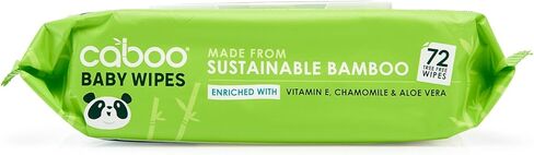 مناديل مبللة للأطفال خالية من شجرة كابو، مناديل مبللة للأطفال مشتقة طبيعيًا للبشرة الحساسة، 6 عبوات سفر قابلة للإغلاق، 30 منديلًا في كل عبوة، إجمالي 180 منديلًا in Kuwait