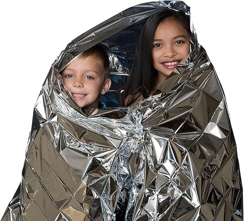 Emergency Foil Blanket 50 Pack Survival Thermal Mylar Reflective Blankets in Saudi Arabia