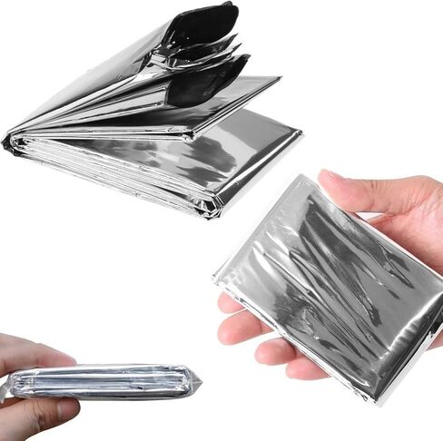 Emergency Foil Blanket 50 Pack Survival Thermal Mylar Reflective Blankets in Saudi Arabia