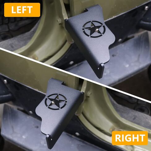 دواسات مسند قدم RERPRO متوافقة مع 2007-2018 Jeep Wrangler JK غير محدود 2/4 باب ملحقات خارجية مفصلات أبواب فولاذية قبالة ربط القدم، زوج واحد من علم الولايات المتحدة in Saudi Arabia
