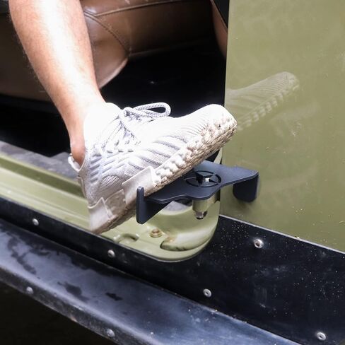 دواسات مسند قدم RERPRO متوافقة مع 2007-2018 Jeep Wrangler JK غير محدود 2/4 باب ملحقات خارجية مفصلات أبواب فولاذية قبالة ربط القدم، زوج واحد من علم الولايات المتحدة in Saudi Arabia