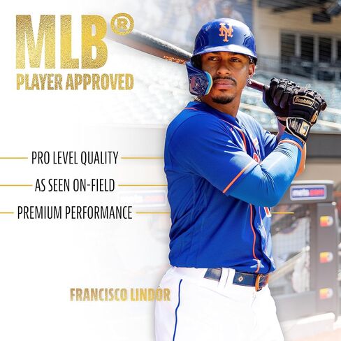 Franklin Sports MLB Batting Gloves - CFX Pro PRT Heavy Duty Protective Baseball + Softball Batting Gloves - Adult Padded Reinforced Leather Batting Gloves in Kuwait