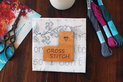 أداة تذكير الإبرة لمساعد نمط الغرز المتقاطعة 2 في 1 حافظة إبرة مغناطيسية لعلامة التطريز وحافظة نمط التطريز وحامل الرسم البياني وحامل إبرة لحامل نمط التطريز المغناطيسي in Kuwait