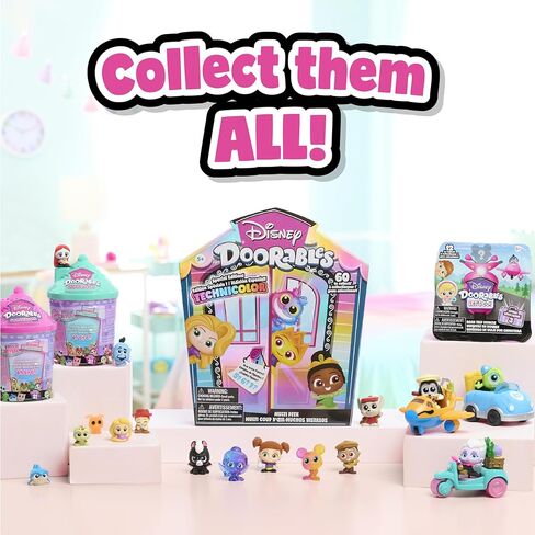 Just Play Disney Doorables Mini Peek Technicolor Takeover 2-Pack, 1.5-inch Collectible Figures, Kids Toys for Ages 5 Up in Saudi Arabia