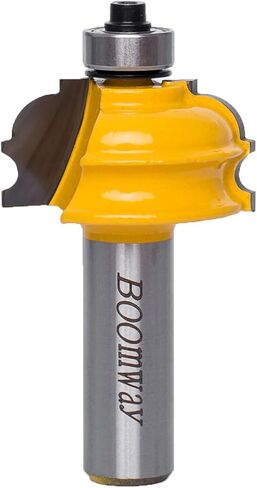 Architectural Molding Router Bits 1/2-inch Shank Handrail Milling Cutter Made of 45# Carbon Steel Tungsten Carbide Alloy Blade for Woodwork Tools in Kuwait