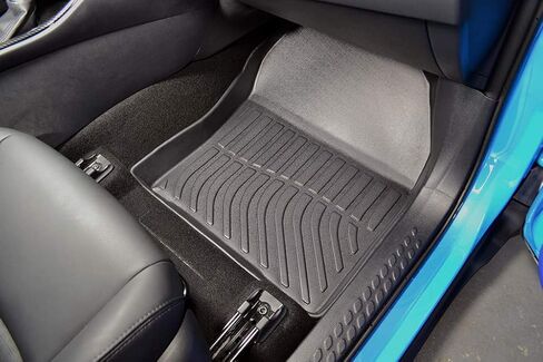 Landrol Car Floor Mats Replacement for Toyota CHR C-HR 2018-2022 Custom Fit Heavy Duty Odorless Carpets Durable All Weather Protection Liners Black in Saudi Arabia