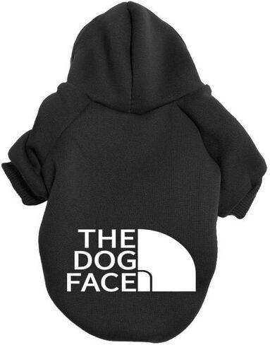 سترة دافئة للكلاب من The Dog Face - ملابس للكلاب بألوان ثابتة، ملابس للكلاب مع غطاء للرأس، مناسبة للكلاب الصغيرة إلى الكبيرة جدًا، متوفرة باللون الأحمر والأزرق والأسود والرمادي والأصفر والوردي (الأحمر، 6X-Large) in Saudi Arabia