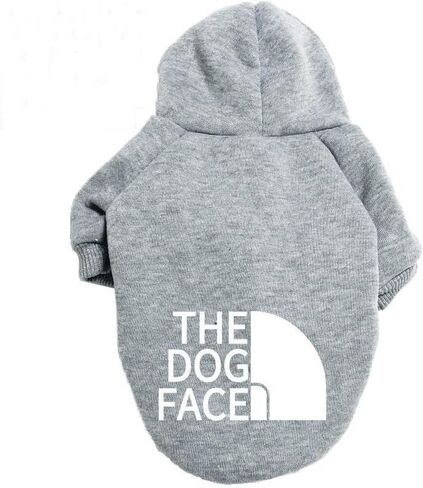 سترة دافئة للكلاب من The Dog Face - ملابس للكلاب بألوان ثابتة، ملابس للكلاب مع غطاء للرأس، مناسبة للكلاب الصغيرة إلى الكبيرة جدًا، متوفرة باللون الأحمر والأزرق والأسود والرمادي والأصفر والوردي (الأحمر، 6X-Large) in Saudi Arabia