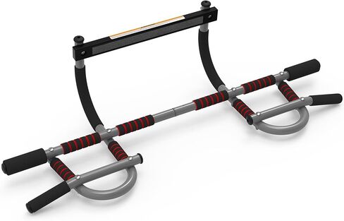 شريط سحب من leikefitness لإطار الباب قابل للتعديل ومحمول للجزء العلوي من الجسم للياقة البدنية للصالات الرياضية المنزلية (AB7010) in Kuwait