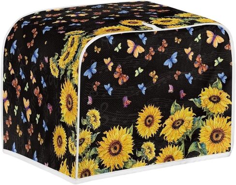 Talayituse Boho Paw Print Toaster Cover 4 Slice Bread Toaster Oven Cover Washable Toaster Cover Kitchen Small Appliance Covers Bakeware Protector in Saudi Arabia