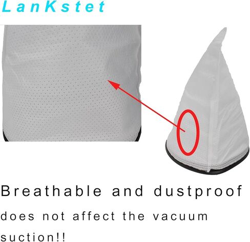 LanKstet 2KE2105000 حقيبة قماشية على الظهر، حقيبة غبار للتنظيف متوافقة مع حقائب الكتف هوفر، حقيبة ظهر Vac Pro، مكنسة كهربائية C2401 C2401-010/Royal RY4000 RY4001 in Kuwait