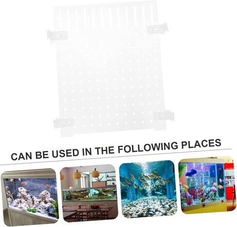 MARMERDO حوض للأسماك مجلس خزان الأسماك مقسم 20 جالون 10 جالون خزان الأسماك حوض السمك مقسم واضح بيتا خزان الأسماك ديكور حوض السمك فواصل خزان صافي الاكريليك المحمولة in Kuwait