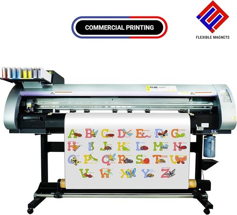 لفة فينيل مرنة من أوراق المغناطيس - بيضاء، قوية للغاية ومثالية للحرف اليدوية - قابلة للطباعة بنفث الحبر التجاري (24 بوصة × 30 بوصة × 30 مل) in Kuwait