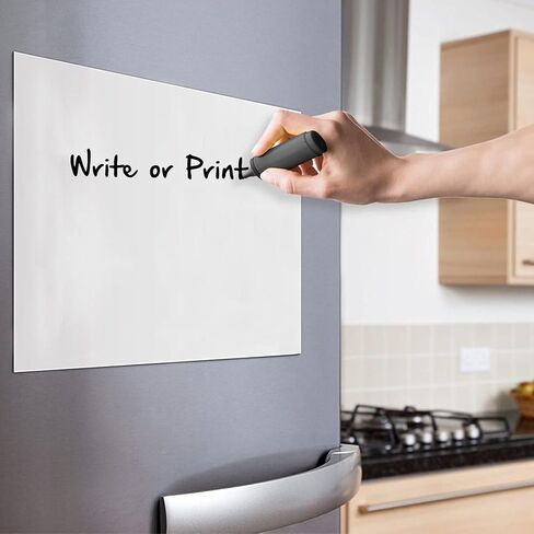 لفة فينيل مرنة من أوراق المغناطيس - بيضاء، قوية للغاية ومثالية للحرف اليدوية - قابلة للطباعة بنفث الحبر التجاري (24 بوصة × 30 بوصة × 30 مل) in Kuwait