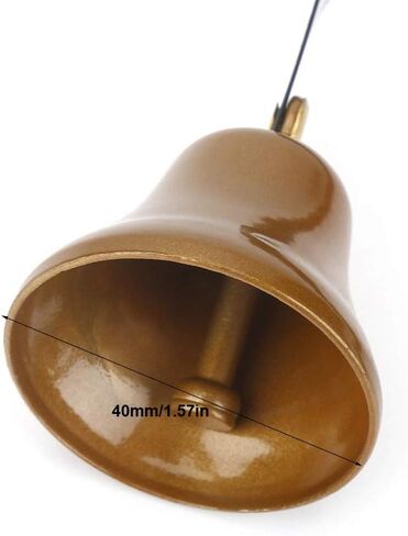 Yosoo Health Gear Antique Shopkeepers Bell, Wall Mounted Metal Alarm System Shop Door Bell Dog Training Bell Traditional Doorbell Home Decoration in Saudi Arabia